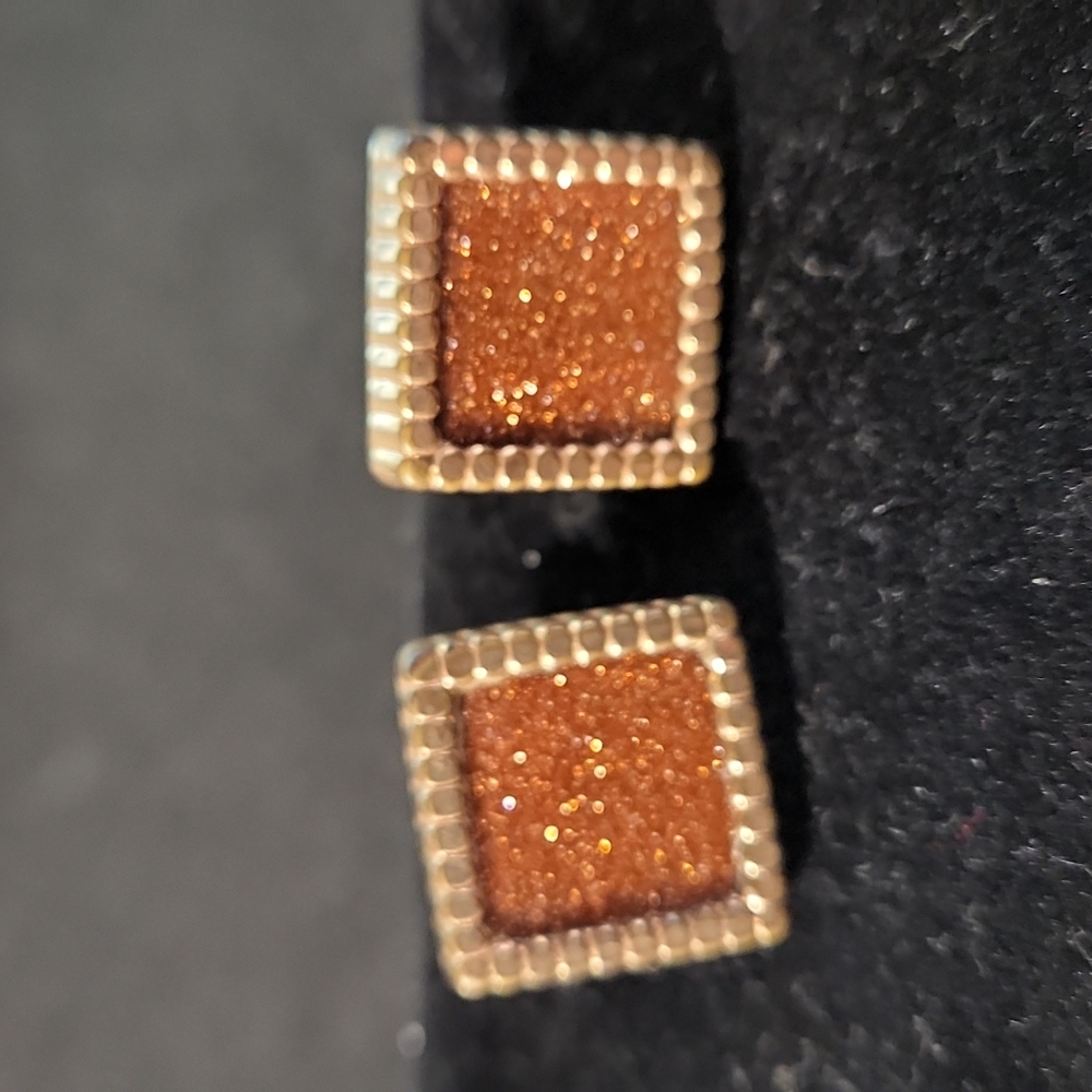 Vintage Goldstone Victorian Cufflinks